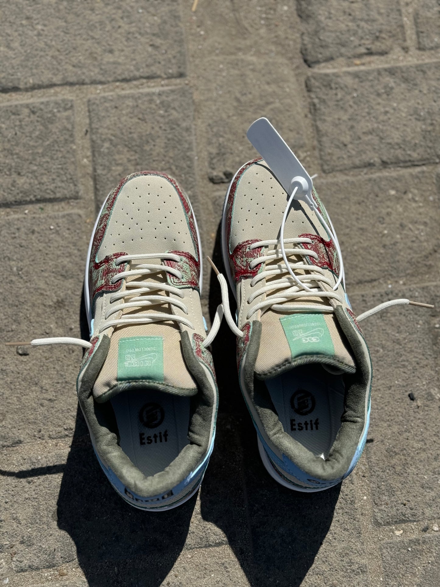 Nike SB baby blue shoes