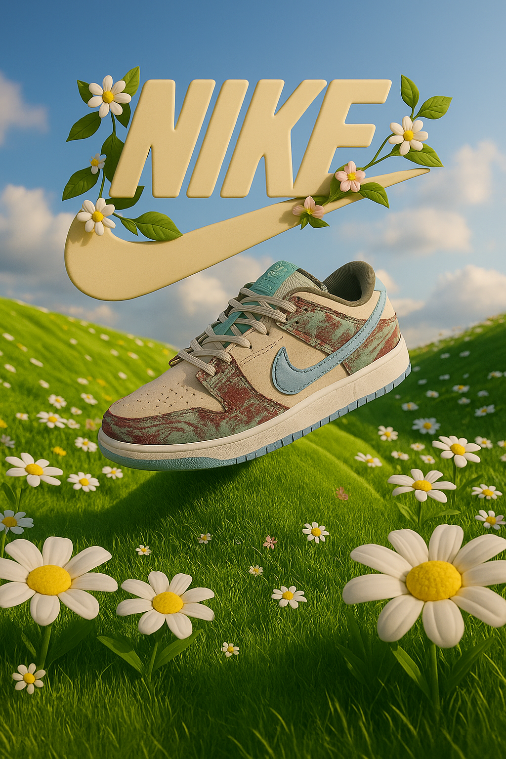 Nike SB baby blue shoes