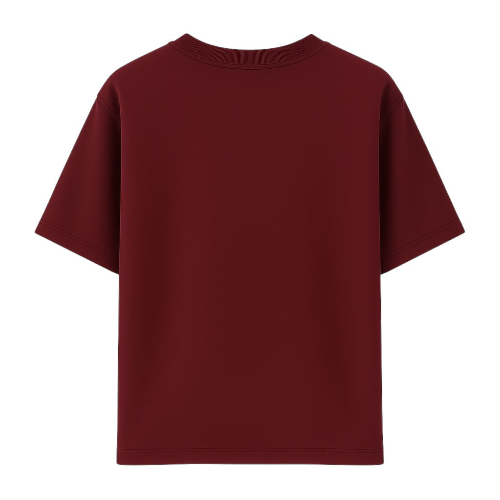 T-shirt burgundy