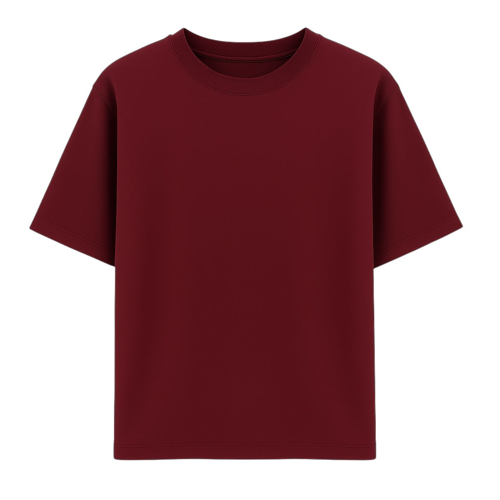 T-shirt burgundy