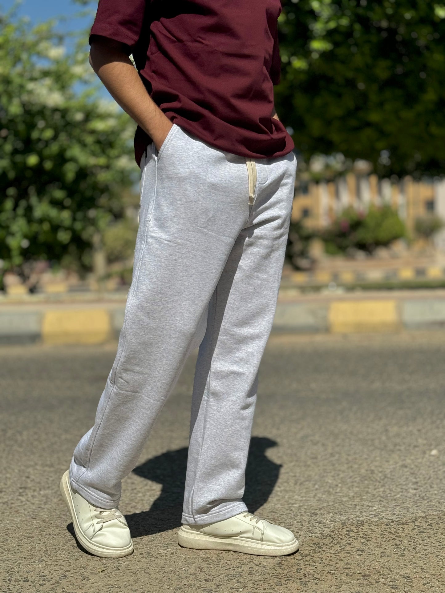 Shani light gray pants