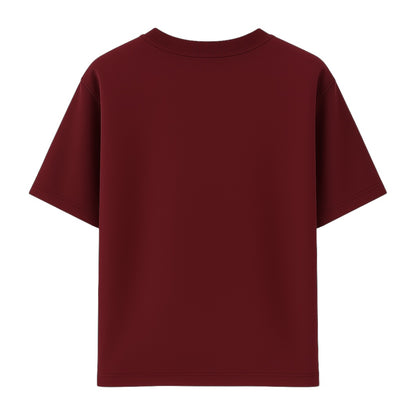 T-shirt burgundy